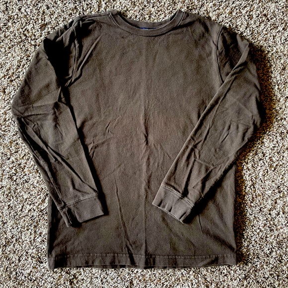 Basic Editions Other - Long sleeve brown tee t-shirt Boys XL 14/16